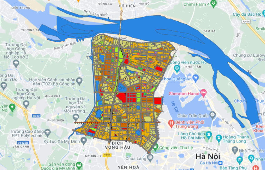 Quy hoạch phân khu đô thị H2-1, thành phố Hà Nội đến năm 2030
